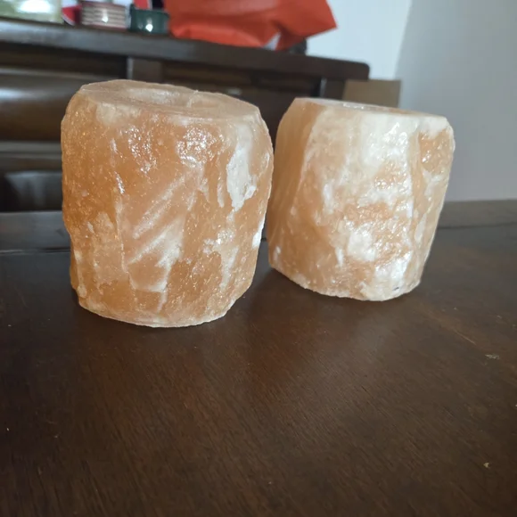 Himalayan Salt Candle Holders - Picture 3 of 3